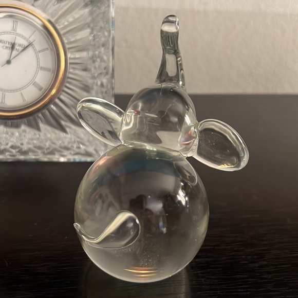 Glass Elephant Good Luck Sculpture - Picture 3 of 4